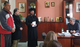 Επίσκεψη του ΓΕΛ Προαστίου στο Δημαρχείο Παλαμά για φιλανθρωπικούς λόγους